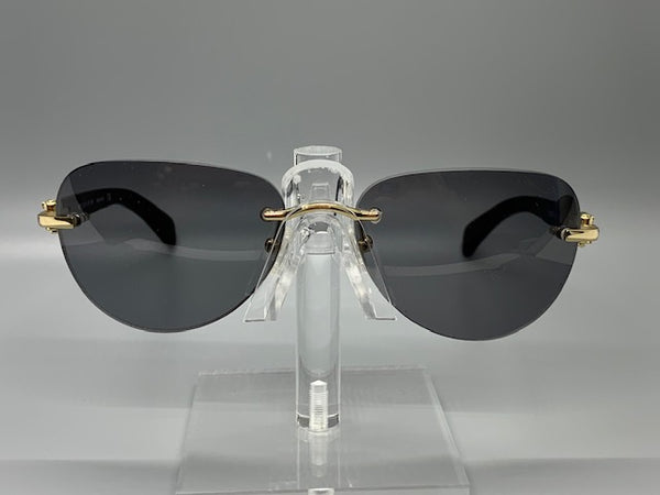Porta Romana Black Unisex Sunglasses – Frame Masters LLC display picture 1