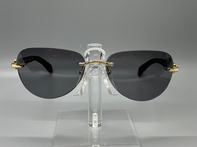 Porta Romano Black Unisex Sunglasses