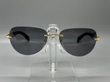 Porta Romano Black Unisex Sunglasses